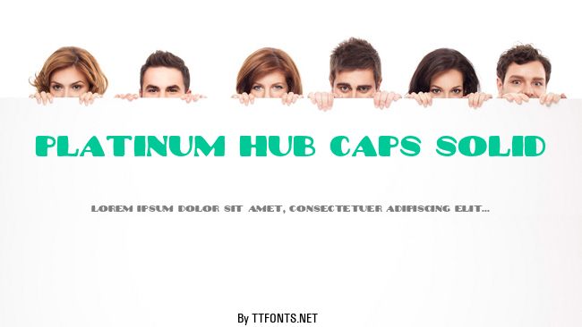 Platinum Hub Caps Solid example